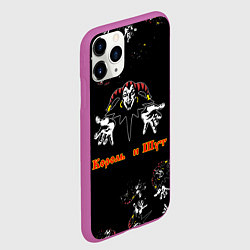 Чехол iPhone 11 Pro матовый КОРОЛЬ И ШУТ, ГЕРОИ И ЗЛОДЕИ!, цвет: 3D-фиолетовый — фото 2