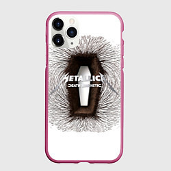 Чехол iPhone 11 Pro матовый Death Magnetic - Metallica, цвет: 3D-малиновый