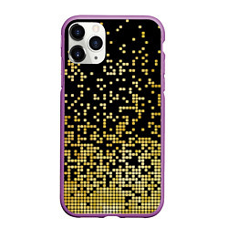 Чехол iPhone 11 Pro матовый Fashion Pattern 2028, цвет: 3D-фиолетовый