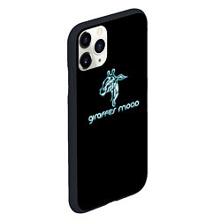 Чехол iPhone 11 Pro матовый Giraffes mood, цвет: 3D-черный — фото 2