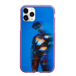 Чехол iPhone 11 Pro матовый Модный GONE Fludd, цвет: 3D-фиолетовый