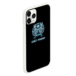 Чехол iPhone 11 Pro матовый Cats mood, цвет: 3D-белый — фото 2