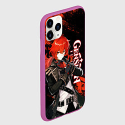 Чехол iPhone 11 Pro матовый GENSHIN IMPACT ДИЛЮК DILUC, цвет: 3D-фиолетовый — фото 2