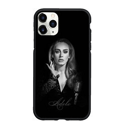 Чехол iPhone 11 Pro матовый Adele Icon, цвет: 3D-черный