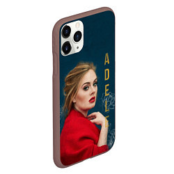 Чехол iPhone 11 Pro матовый Portrait Adele, цвет: 3D-коричневый — фото 2