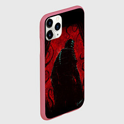 Чехол iPhone 11 Pro матовый DEAD SPACE АЙЗЕК КЛАРК В БРОНЕ, цвет: 3D-малиновый — фото 2