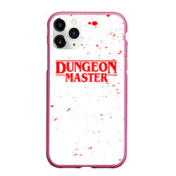 Чехол iPhone 11 Pro матовый DUNGEON MASTER BLOOD ГАЧИМУЧИ БЕЛЫЙ, цвет: 3D-малиновый