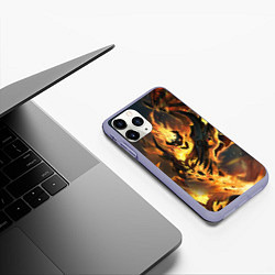 Чехол iPhone 11 Pro матовый DOTA 2 SHADOW FIEND ТЕНЬ, цвет: 3D-светло-сиреневый — фото 2