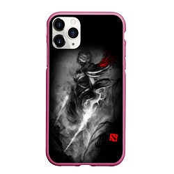 Чехол iPhone 11 Pro матовый DOTA 2 ДОТА 2 ТЕНЬ, цвет: 3D-малиновый