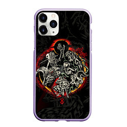 Чехол iPhone 11 Pro матовый ГЕРОЙ АНИМЕ БЕРСЕРК BERSERK