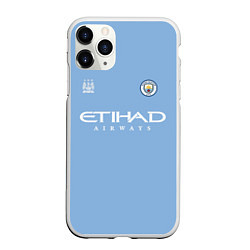 Чехол iPhone 11 Pro матовый Bernardo 20 MCFC игровая, цвет: 3D-белый