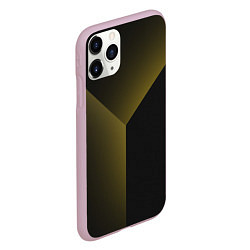Чехол iPhone 11 Pro матовый Градиентные полосы, цвет: 3D-розовый — фото 2
