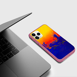 Чехол iPhone 11 Pro матовый Music from the Film More - Pink Floyd, цвет: 3D-малиновый — фото 2