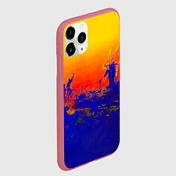 Чехол iPhone 11 Pro матовый Music from the Film More - Pink Floyd, цвет: 3D-малиновый — фото 2
