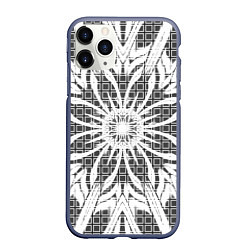 Чехол iPhone 11 Pro матовый Коллекция Journey Снежный цветок 535-3М5, цвет: 3D-серый