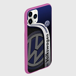 Чехол iPhone 11 Pro матовый Volkswagen Фольксваген, цвет: 3D-фиолетовый — фото 2