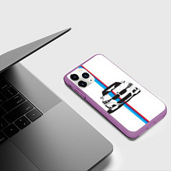 Чехол iPhone 11 Pro матовый BMW WILD BEAST, цвет: 3D-фиолетовый — фото 2