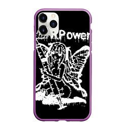 Чехол iPhone 11 Pro матовый Drain Power, цвет: 3D-фиолетовый