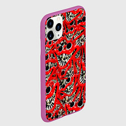Чехол iPhone 11 Pro матовый POPPY PLAYTIME ХАГГИ ВАГГИ, цвет: 3D-фиолетовый — фото 2