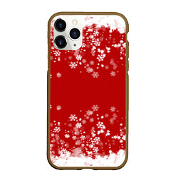 Чехол iPhone 11 Pro матовый Вечный снегопад, цвет: 3D-коричневый
