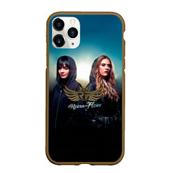 Чехол iPhone 11 Pro матовый The Queen of Flow Королева Потока, цвет: 3D-коричневый