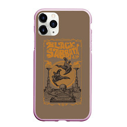 Чехол iPhone 11 Pro матовый Black Sabbat Tour, цвет: 3D-розовый