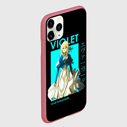 Чехол iPhone 11 Pro матовый VIOLET - Violet Evergarden, цвет: 3D-малиновый — фото 2