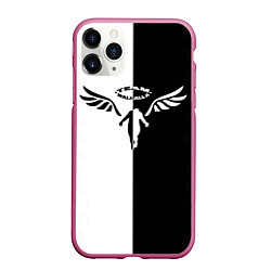 Чехол iPhone 11 Pro матовый WALHALLA TEAM BLACK WHITE STYLE TOKYO REVENGERS, цвет: 3D-малиновый