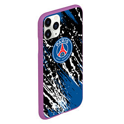 Чехол iPhone 11 Pro матовый PSG футбольный клуб, цвет: 3D-фиолетовый — фото 2