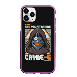 Чехол iPhone 11 Pro матовый Cayde-6 арт