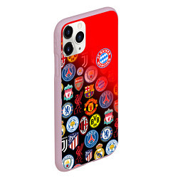 Чехол iPhone 11 Pro матовый BAYERN MUNCHEN BEST FC SPORT, цвет: 3D-розовый — фото 2