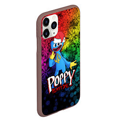 Чехол iPhone 11 Pro матовый POPPY PLAYTIME НОВОГОДНИЙ ПОППИ ПЛЕЙТАЙМ, цвет: 3D-коричневый — фото 2