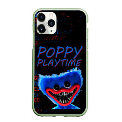Чехол iPhone 11 Pro матовый Хагги ВАГГИ Poppy Playtime, цвет: 3D-салатовый