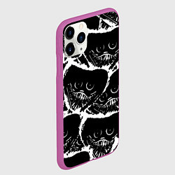 Чехол iPhone 11 Pro матовый ОЧЕНЬ УЖАСНОЕ ЛИЦО ХАГГИ ВАГГИ, цвет: 3D-фиолетовый — фото 2