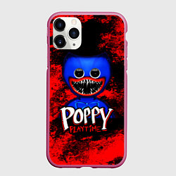 Чехол iPhone 11 Pro матовый POPPY PLAYTIME ПОППИ ПЛЭЙ ТАЙМ, цвет: 3D-малиновый