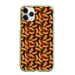Чехол iPhone 11 Pro матовый Хот-Доги Hot Dogs