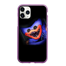 Чехол iPhone 11 Pro матовый POPPY PLAYTIME ХАГГИ ВАГГИ ЗЛОЙ, цвет: 3D-фиолетовый