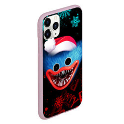 Чехол iPhone 11 Pro матовый ХАГИ ВАГИ НОВОГОДНИЙ POPPY PLAYTIME НОВЫЙ ГОД 2022, цвет: 3D-розовый — фото 2