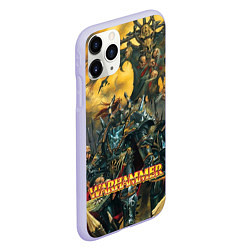 Чехол iPhone 11 Pro матовый Warhammer old battle, цвет: 3D-светло-сиреневый — фото 2