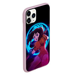 Чехол iPhone 11 Pro матовый DIANE SEVEN DEADLY SINS NEON ДИАНА, цвет: 3D-розовый — фото 2