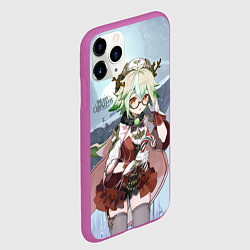 Чехол iPhone 11 Pro матовый Новогодняя Сахароза, цвет: 3D-фиолетовый — фото 2