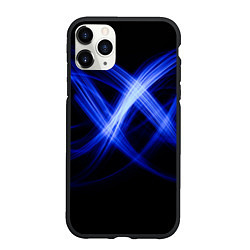 Чехол iPhone 11 Pro матовый Синяя бесконечность энергии, цвет: 3D-черный