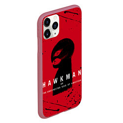 Чехол iPhone 11 Pro матовый HAWKMAN BERSERK, цвет: 3D-малиновый — фото 2