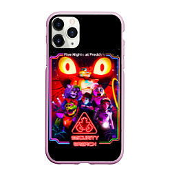 Чехол iPhone 11 Pro матовый Five nights at freddys security breach