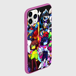Чехол iPhone 11 Pro матовый DELTARUNE UNDERTALE, цвет: 3D-фиолетовый — фото 2