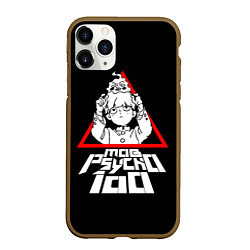 Чехол iPhone 11 Pro матовый Mob Psycho 100 Кагеяма и Ямочки, цвет: 3D-коричневый