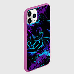 Чехол iPhone 11 Pro матовый SONIC NEON СОНИК НЕОН, цвет: 3D-фиолетовый — фото 2