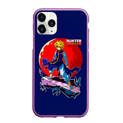 Чехол iPhone 11 Pro матовый Hunter x Hunter - Kurapika, цвет: 3D-фиолетовый