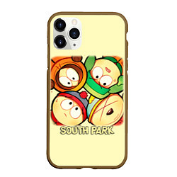 Чехол iPhone 11 Pro матовый Персонажи Южный парк South Park