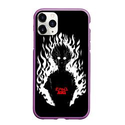 Чехол iPhone 11 Pro матовый Демонический Кагеяма Mob Psycho 100, цвет: 3D-фиолетовый